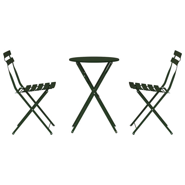 Käytännöllinen Bistro-setti 3 pcs Metsä Teräs