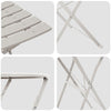 Käytännöllinen Bistro-setti 3 pcs Beige Teräs