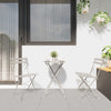 Käytännöllinen Bistro-setti 3 pcs Beige Teräs