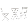 Käytännöllinen Bistro-setti 3 pcs Beige Teräs