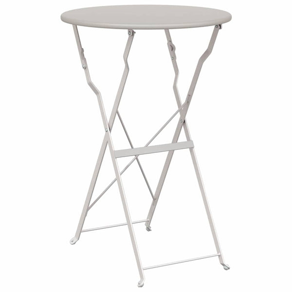 Käytännöllinen Bistro-setti 3 pcs Beige Teräs
