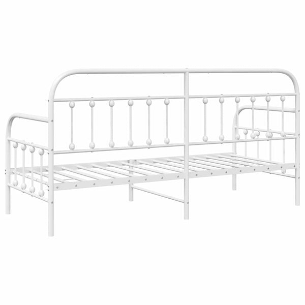 Päivävuoteen runko Valkoinen 80 x 200 cm Jauhemaalattu Teräs