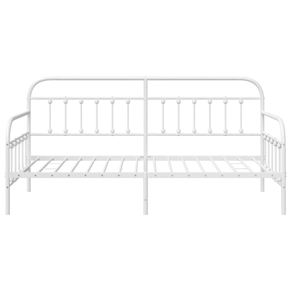 Päivävuoteen runko Valkoinen 100 x 200 cm Jauhemaalattu Teräs