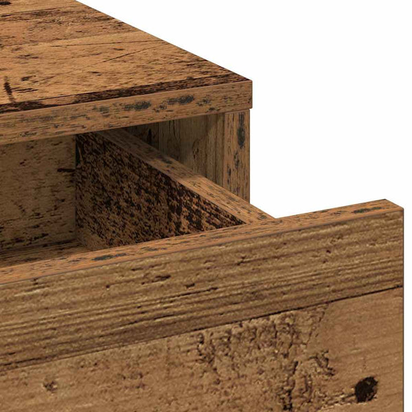 Korkea kaappi Vanha puu 40 x 40.5 x 135 cm Tekninen puu