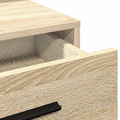 Sonoma tammi meikkipöytä hyllyllä Pachize 79x41x135cm (puinen)