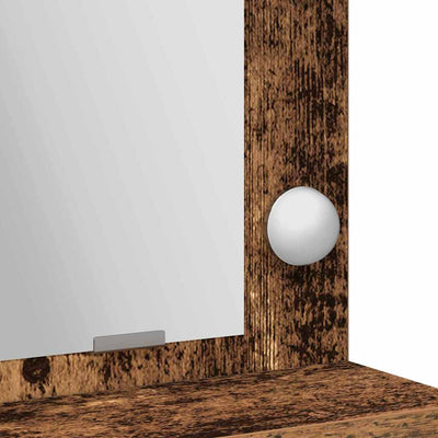 Vanha puu meikkipöytä hyllyllä Patakfalvi 79x41x135cm (puinen)