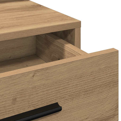 Artesaani tammi meikkipöytä Khalifa 79x41x135cm (puinen)