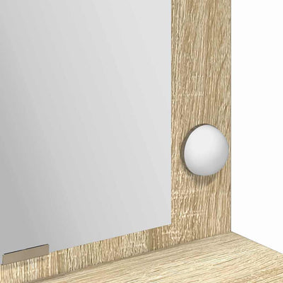 Sonoma tammi meikkipöytä Vasilechia 100x41x135cm (puinen)