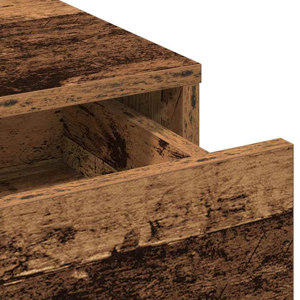 Kampaustaso hyllyllä Vanha Puu 50 x 41 x 140 cm Tekninen puu