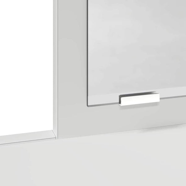 Kampaustaso hyllyllä Valkoinen 79 x 41 x 140 cm Tekninen puu