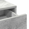 Kampaustaso Betoninharmaa 100 x 41 x 140 cm Tekninen puu