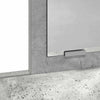 Kampaustaso Betoninharmaa 100 x 41 x 140 cm Tekninen puu