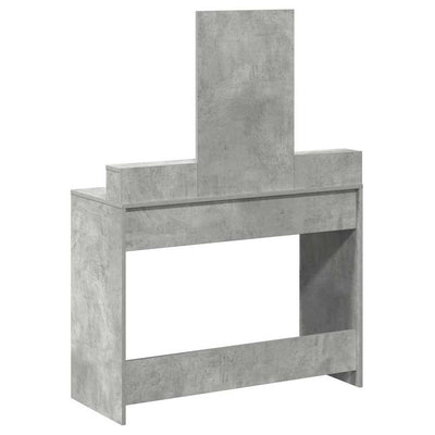 Kampaustaso Betoninharmaa 100 x 41 x 140 cm Tekninen puu