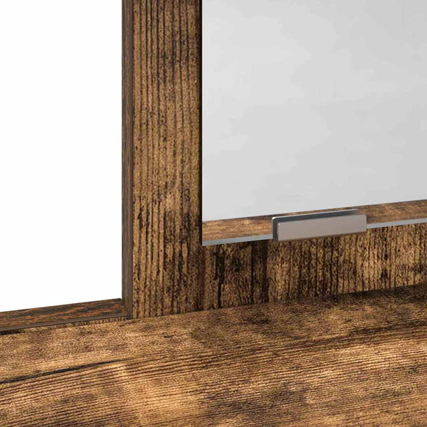 Kampaustaso hyllyllä Savutammi 100 x 41 x 140 cm Tekninen puu