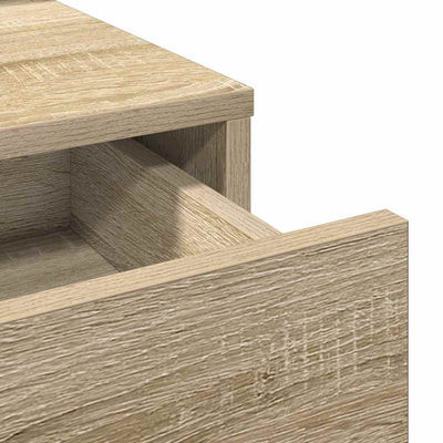 Ruskea meikkipöytä peilillä Zlatiborca 50x41x140cm (puinen)