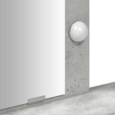 Harmaa meikkipöytä peilillä Ghiulsem 79x41x140cm (puinen)