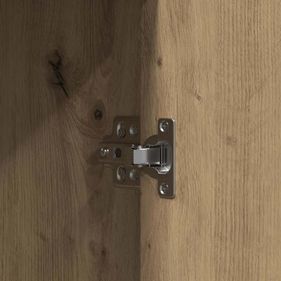 Ruskea meikkipöytä ovella Millenium 102x33x135cm (puinen)