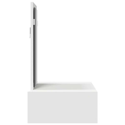 Valkoinen meikkipöytä peilillä Zilahi 60x40x70cm (puinen)