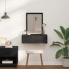 Musta meikkipöytä laatikon kanssa Iasimina 60x40x70cm (puinen)