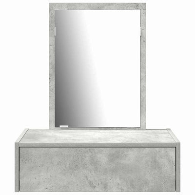 Meikkipöytä laatikon kanssa Harmaa 60 x 40 x 70 cm Tekninen puu
