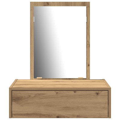 Meikkipöytä laatikon kanssa Ruskea 60 x 40 x 70 cm Tekninen puu
