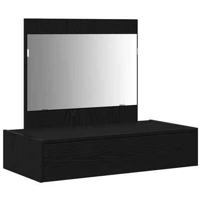 Meikkipöytä laatikon kanssa Musta 83 x 40 x 70 cm Tekninen puu