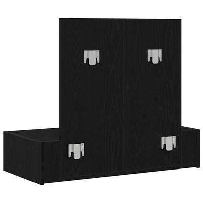 Meikkipöytä laatikon kanssa Musta 83 x 40 x 70 cm Tekninen puu