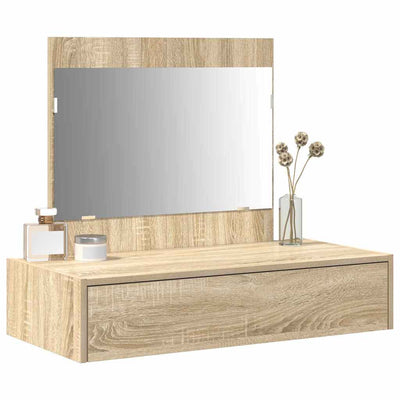 Meikkipöytä laatikon kanssa Ruskea 83 x 40 x 70 cm Tekninen puu