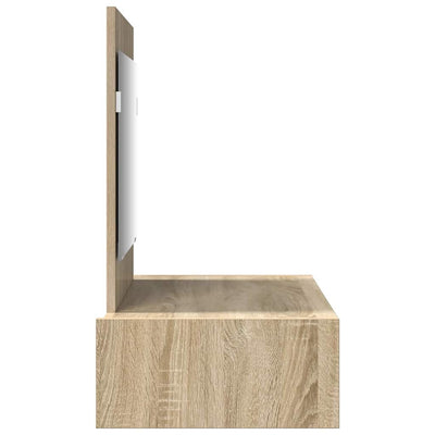 Meikkipöytä laatikon kanssa Ruskea 83 x 40 x 70 cm Tekninen puu
