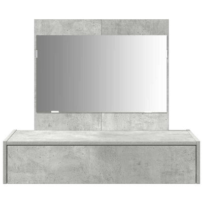 Meikkipöytä laatikon kanssa Harmaa 83 x 40 x 70 cm Tekninen puu