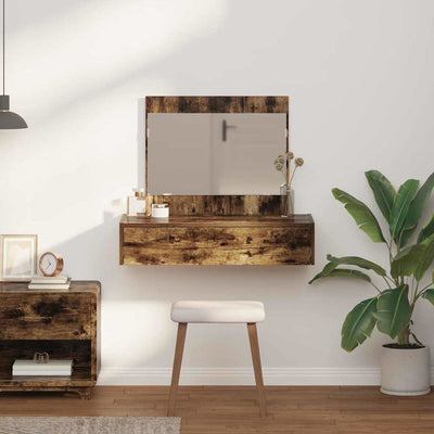 Meikkipöytä laatikon kanssa Ruskea 83 x 40 x 70 cm Tekninen puu