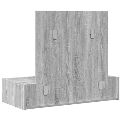 Meikkipöytä laatikon kanssa Harmaa 83 x 40 x 70 cm Tekninen puu