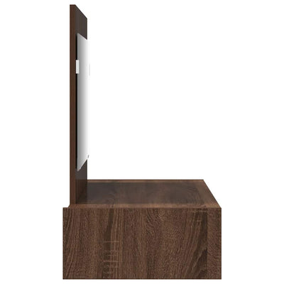 Meikkipöytä laatikon kanssa Ruskea 83 x 40 x 70 cm Tekninen puu