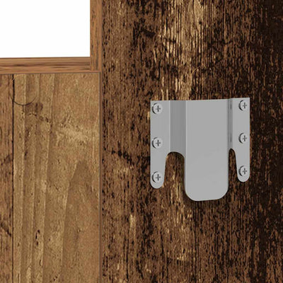 Ruskea meikkipöytä laatikon kanssa Abdlnasir 83x40x70cm (puinen)