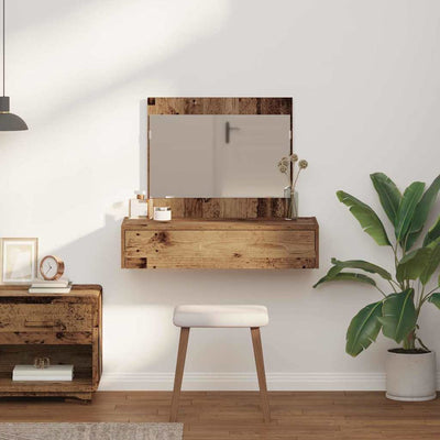 Meikkipöytä laatikon kanssa Ruskea 83 x 40 x 70 cm Tekninen puu