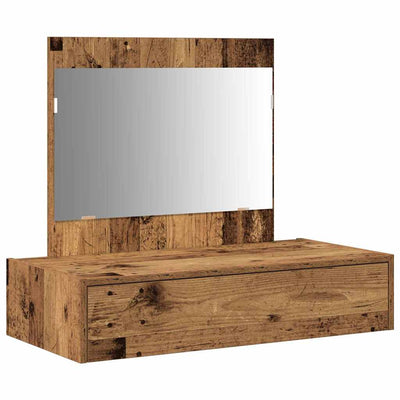 Meikkipöytä laatikon kanssa Ruskea 83 x 40 x 70 cm Tekninen puu
