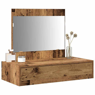 Meikkipöytä laatikon kanssa Ruskea 83 x 40 x 70 cm Tekninen puu