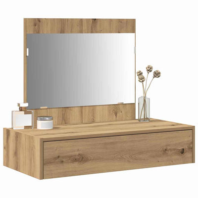 Meikkipöytä laatikon kanssa Ruskea 83 x 40 x 70 cm Tekninen puu