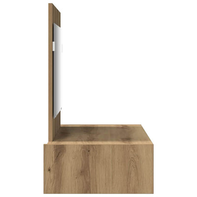 Meikkipöytä laatikon kanssa Ruskea 83 x 40 x 70 cm Tekninen puu