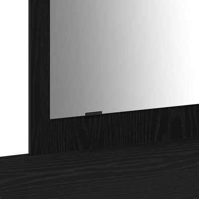 Meikkipöytä laatikon kanssa Musta 100 x 40 x 70 cm Tekninen puu