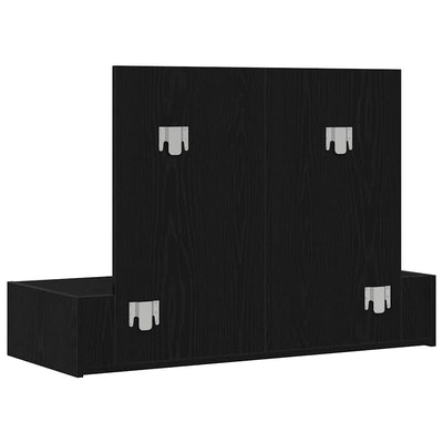 Meikkipöytä laatikon kanssa Musta 100 x 40 x 70 cm Tekninen puu