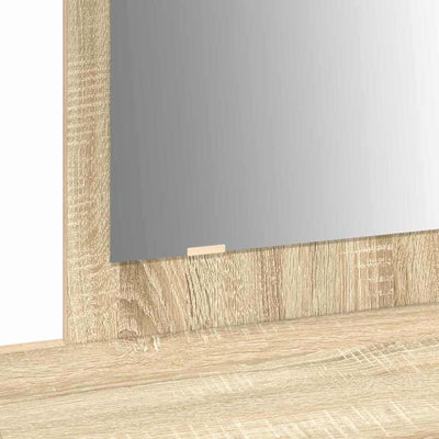 Meikkipöytä peilillä Ruskea 100 x 40 x 70 cm Tekninen puu