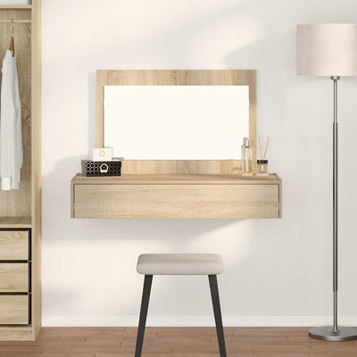 Meikkipöytä peilillä Ruskea 100 x 40 x 70 cm Tekninen puu