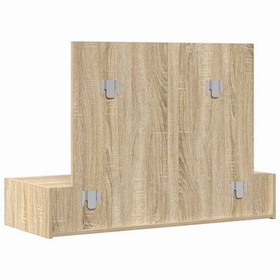 Meikkipöytä peilillä Ruskea 100 x 40 x 70 cm Tekninen puu