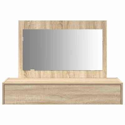 Meikkipöytä peilillä Ruskea 100 x 40 x 70 cm Tekninen puu