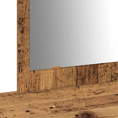 Meikkipöytä peilillä Ruskea 100 x 40 x 70 cm Tekninen puu
