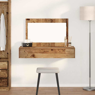 Meikkipöytä peilillä Ruskea 100 x 40 x 70 cm Tekninen puu