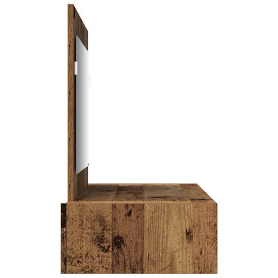 Meikkipöytä peilillä Ruskea 100 x 40 x 70 cm Tekninen puu