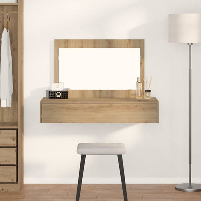 Meikkipöytä peilillä Ruskea 100 x 40 x 70 cm Tekninen puu
