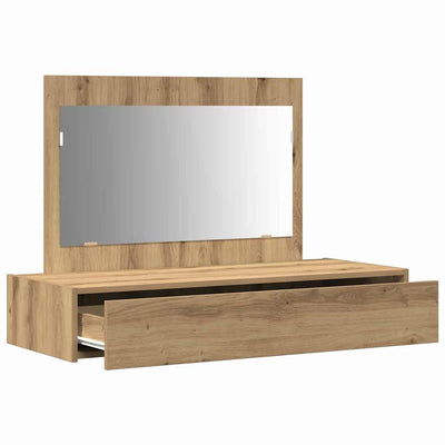 Meikkipöytä peilillä Ruskea 100 x 40 x 70 cm Tekninen puu